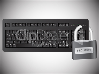 Secured keyboard