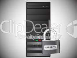 Secured PC  server