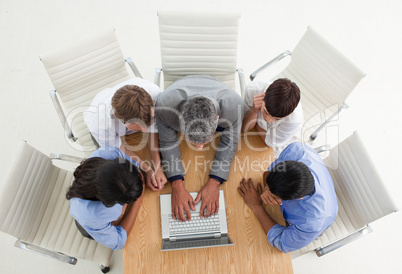 business people using a laptop