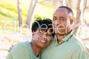 Attractive Happy African American Couple