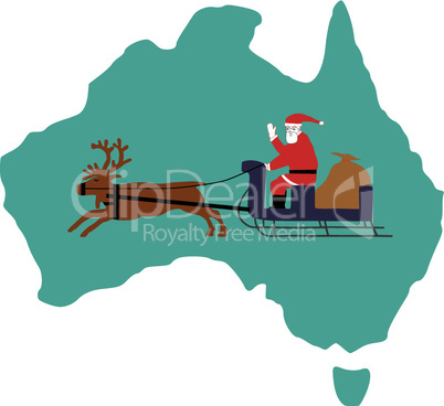 Der Weihnachtsmann in Australien
