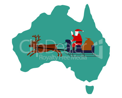 Der Weihnachtsmann in Australien
