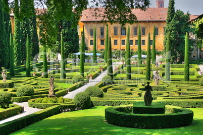 Garden in Verona Italy