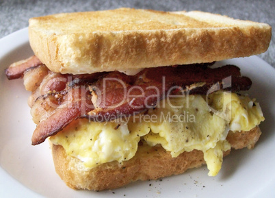 Egg & Bacon Sandwich