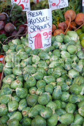 Vegetables at the market