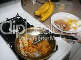 Cooking the perfect Saturday breakfast