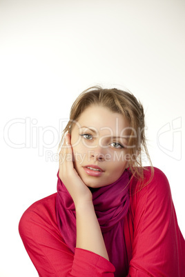 Young woman looking at camera