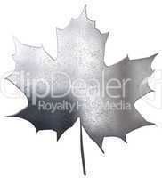 metallic maple leaf