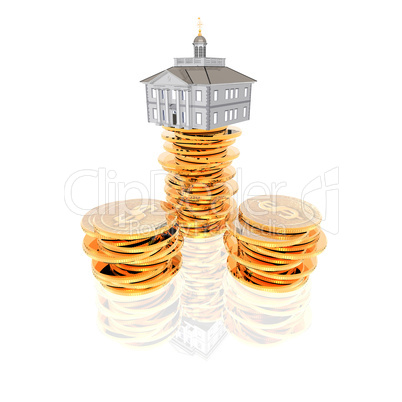 house on the golden coins