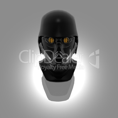 cyborg head