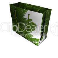 presents and gifts bag isolated on a white