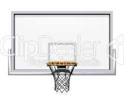 3d basketball isolated on a white