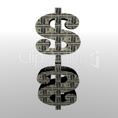 usa dollar financial sign