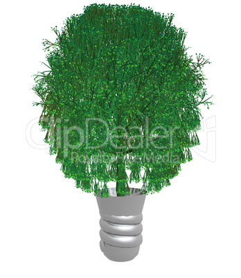 green ecological tree