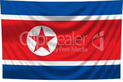 flagge nordkorea