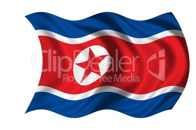 flagge nordkorea