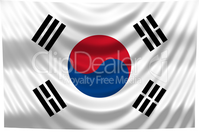 flagge südkorea