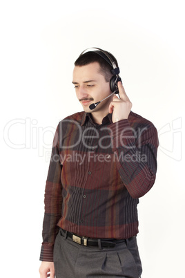 Man with headset