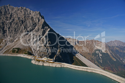 Staumauer Lünersee