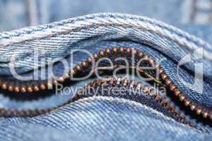 Reissverschluss einer Jeans