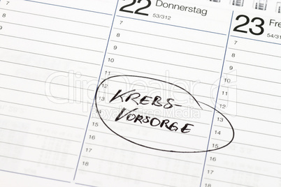 Krebsvorsorge