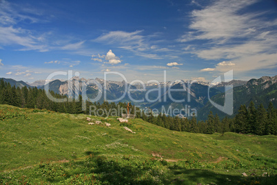 Bergpanorama Vorarlberg