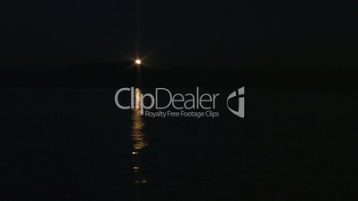 HD Moonlight over the sea