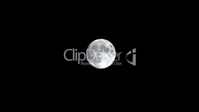 HD Full moon on dark sky