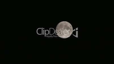 HD Full moon on dark sky