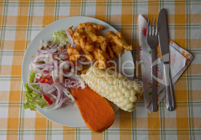 Ceviche Gericht, Peru