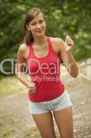 jogging woman