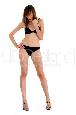 woman in bikini posing