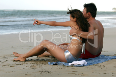 Couple at the beach