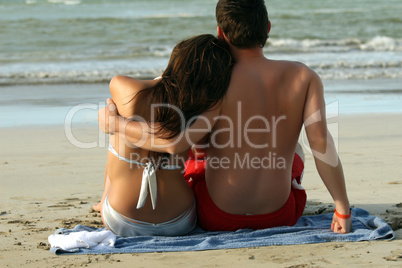 Couple on a beach