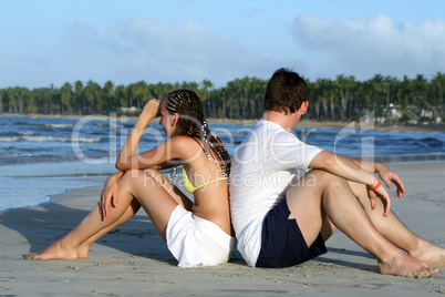 Couple at the beach