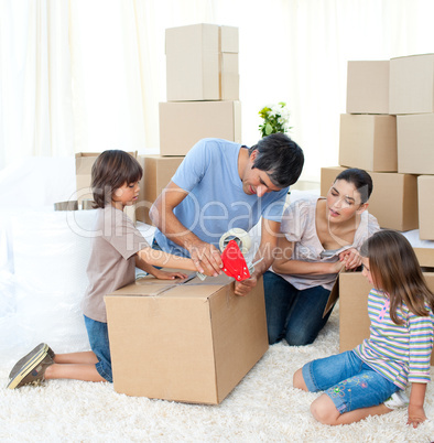 Jolly Family moving house