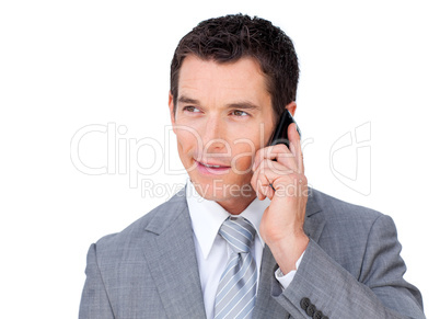 businessman on phone