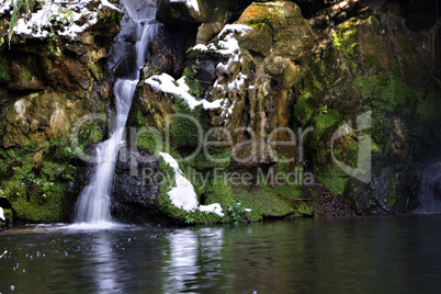 Fairy glen waterfall
