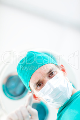 Confident surgeon