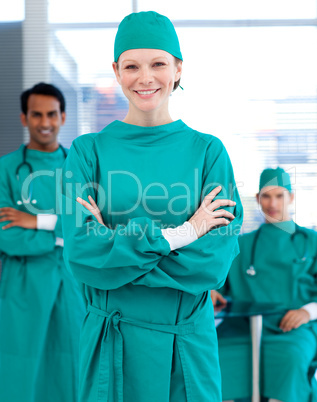 surgeons smiling at the camera