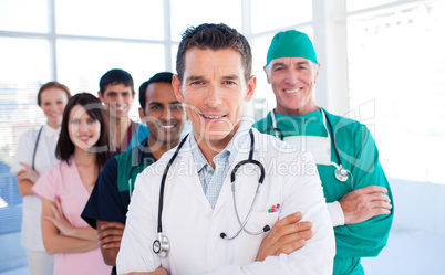 doctor with his colleagues