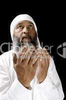 Arab man praying