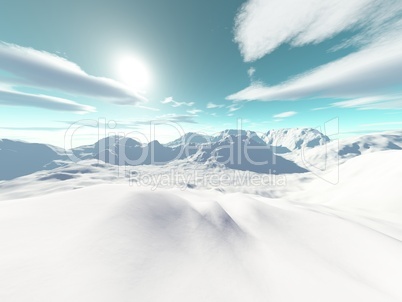 Winter im Gebirge