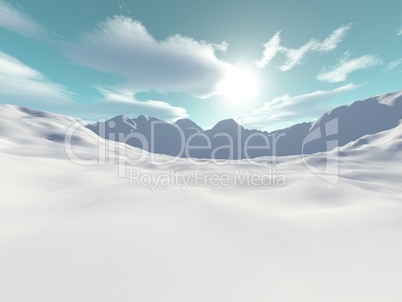 Winter im Gebirge