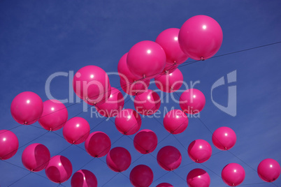 Rosarote Luftballons