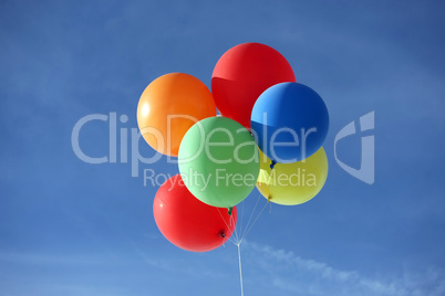 Farbige Luftballons