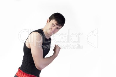 Muscular fighter