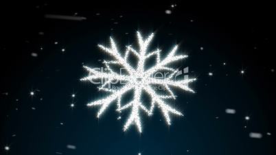 Loopable morphing snowflakes