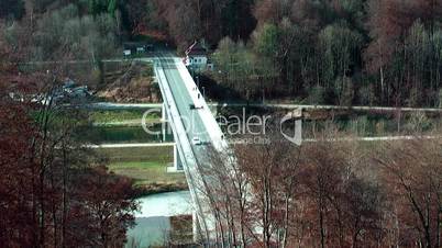 Brücke im Herbst