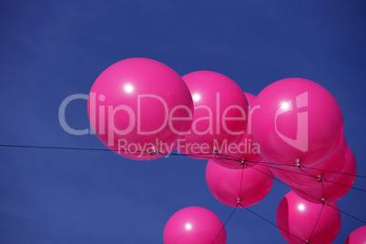 Rosarote Luftballons